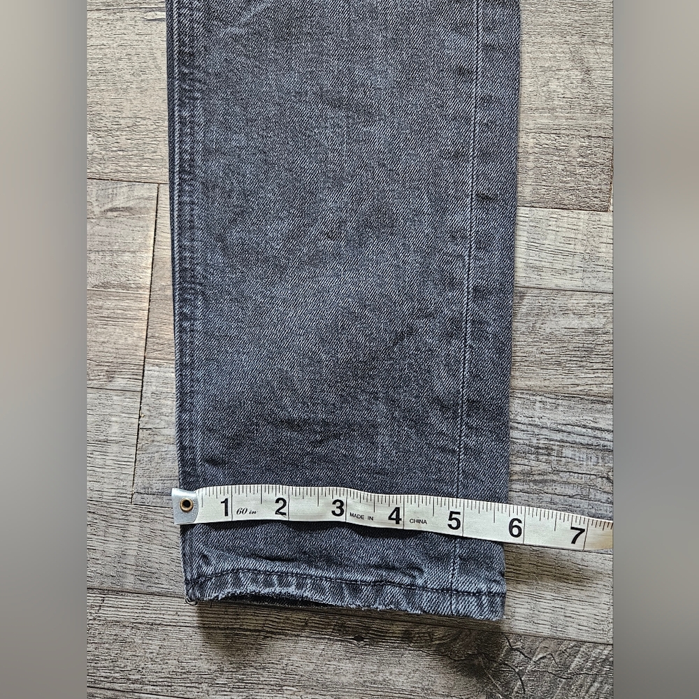 💙🩷Paige Sarah Slim Jeans Size 25   Destructed Distressed Black Wash💙 - Picture 3 of 10